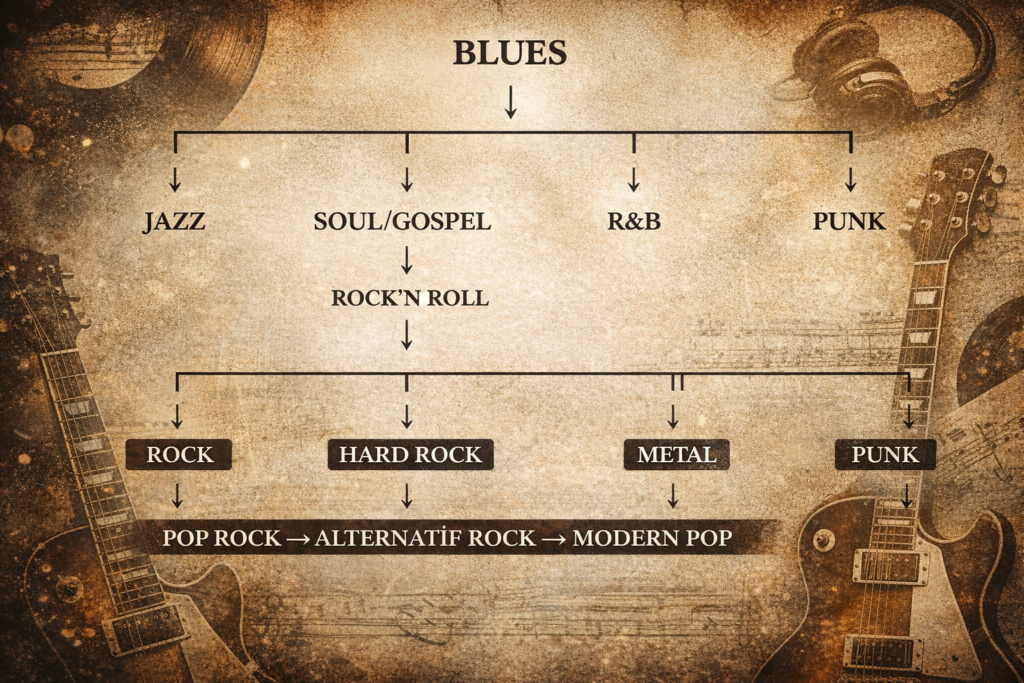 blues muzik hiyerarşisi