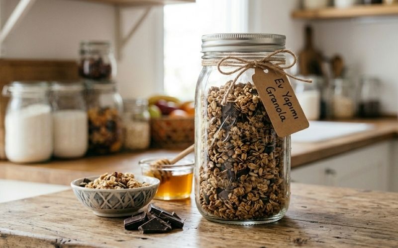 evde granola nasıl yapılır