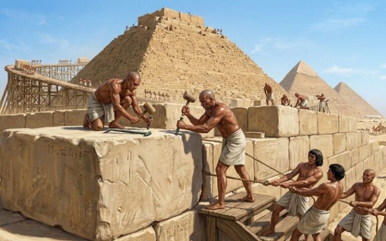 mısır piramitleri nasıl yapıldı