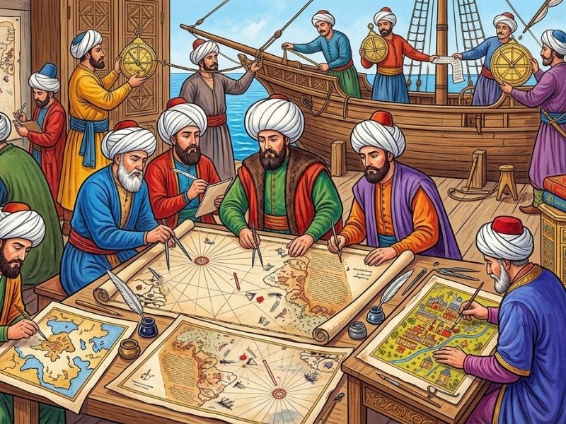 Osmanlı döneminde dünya haritası