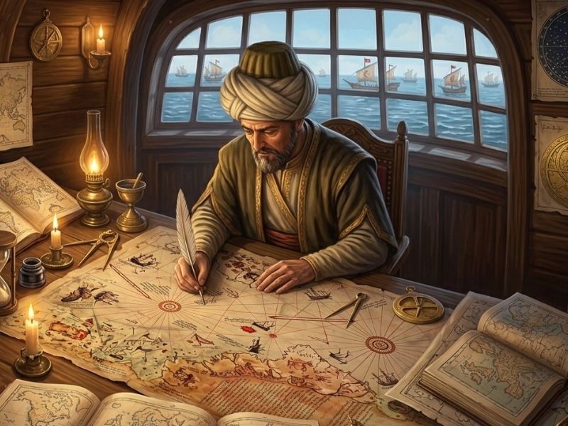 Osmanlı döneminde dünya haritası